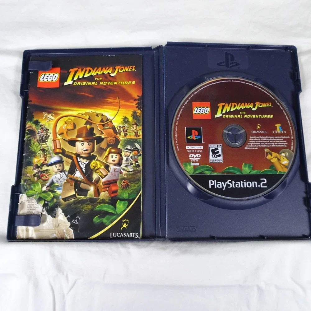 LEGO Indiana Jones: The Original Adventures. Play Station 2. game/manual